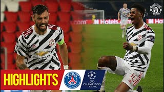 Highlights  Rashford wins it late in Paris again  PSG 12 Manchester United  Champions League [upl. by Reinhardt]