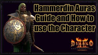 Hammerdin Auras Guide and How to use the Character  Beginner Guide  D2R [upl. by Moody]