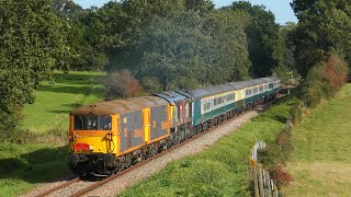 GBRF 73s 7310973212  UK Railtour The Bluebell Railway 23rd September 2023 [upl. by Koeppel]