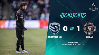 Sporting KC vs Inter Miami  2025 Concacaf Champions Cup  Round One [upl. by Adiaroz]