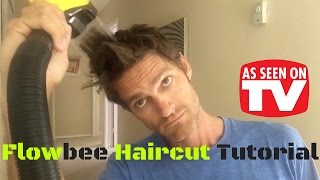 Flowbee haircut hair raising haircutting experience [upl. by Sholem972]