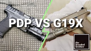 WALTHER PDP VS GLOCK 19X Duty Pistol Showdown [upl. by Nevi]