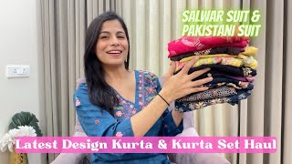 Salwar Suit amp Pakistani Kurta Set Haul l Dream Simple [upl. by Acimak19]