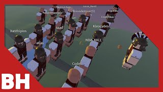 Thessalian Thessalikoi vs Praetorian Guard  ROBLOX Ancient Genre [upl. by Adelpho]