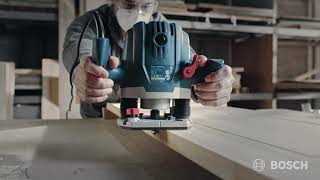 Bosch GOF 130 Plunge Router [upl. by Dickman]