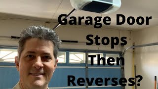 Garage Door Opener Stops and Reverses [upl. by Lyndel28]