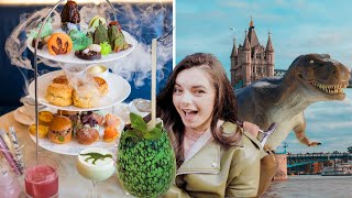 Most SURPRISING Afternoon Tea in LONDON 🦖  Incredible Value AMPERSAND HOTEL  Food Reviews [upl. by Clyte]