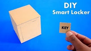 How to Make Cardboard Mini Smart Locker  DIY Cardboard Mini Smart Locker [upl. by Ottilie986]