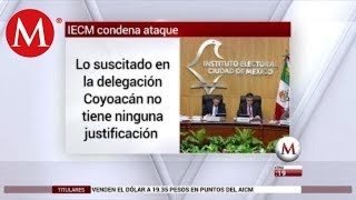 IECM condena ataque en mitin de Morena [upl. by Cyndi]