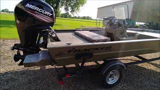 2018 TRACKER GRIZZLY 1860 CENTER CONSOLE WITH MERCURY 90hp 4 STROKE LAKE amp LAND CHECK OUT [upl. by Doble]