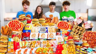 EATING 100000 CALORIES IN 24 HOURS CHALLENGE [upl. by Darren]