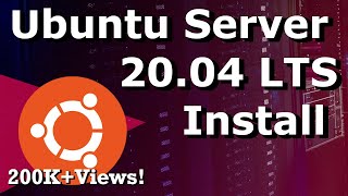 Ubuntu Server 2004 LTS Install  Step by Step Tutorial For Beginners [upl. by Caputto]