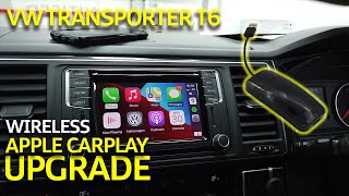 Wireless Apple CarPlay On Your Volkswagen Transporter T6 [upl. by Gothurd]