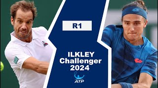 Richard Gasquet vs Mattia Bellucci  ILKLEY 2024 [upl. by Ayotac567]