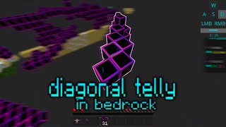 quotYou cant diagonal telly bridge in Minecraft bedrockquot [upl. by Neau]