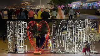 AGADIR 2022 NIGHT WALK Marina and the beach promenad [upl. by Billmyre770]