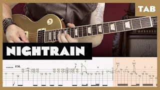 Guns N Roses  Nightrain  Guitar Tab  Lesson  Cover  Tutorial [upl. by Eelyr]