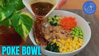 Delicious Chicken Poke Bowl Recipe [upl. by Niroht]