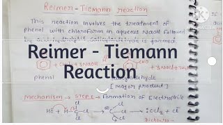 Reimer Tiemann reaction [upl. by Buskirk]