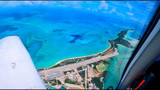 Flying to Staniel Cay Exumas Bahamas [upl. by Eniarral]