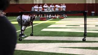 Bo Scarbrough Practices With Alabama Running Backs Sugar Bowl Prep 121614 [upl. by Arytahs192]