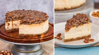 Spectacular Pecan Pie Cheesecake Recipe [upl. by Adnahsor856]