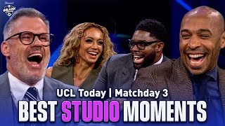 The FUNNIEST moments from UCL Todays MD3 coverage  Richards Henry Kate amp Carragher  CBS Sports [upl. by Gian]