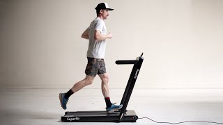 Goplus SuperFit 2 in 1 Folding Treadmill Review 2024 Can Help It For Fitness [upl. by Kiehl282]