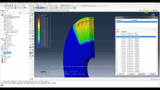 Disc brake coupled tempdisplacement analysis tutorial IIIIV [upl. by Isherwood]