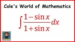 Integral of 1  sinx1 sinx ❖ Calculus 1 [upl. by Iturhs627]