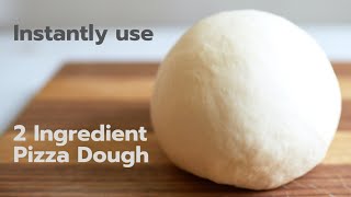 🍕PIZZA DOUGH RECIPE WITH GREEK YOGURT CURD AND SELF RISING FLOUR INSTANT PIZZA BASE WITHOUT YEAST [upl. by Evy]