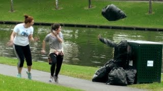 GARBAGE BAG  Scare Prank [upl. by Engis]