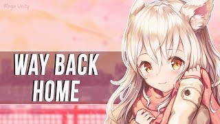 Nightcore  Way Back Home English Version  Lyrics [upl. by Dygert241]