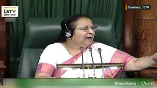 NoConfidenceMotion Sumitra Mahajan On Rahul Gandhis Hug To PM Modi [upl. by Mor56]