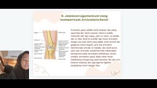 Anatomi dan ligamentum Articulatio genu dan os femur [upl. by Bethena836]