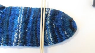 Socken stricken Tutorial  Teil 5  Die Sockenspitze [upl. by Nyral]