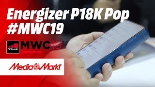 MWC19 Energizer P18K POP ¡el móvil con más batería del mundo [upl. by Alley]