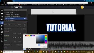 INTRO TUTORIAL  HOW TO MAKE A PROFESSIONAL LOOKING 2D INTRO IN PANZOID [upl. by Berlauda]