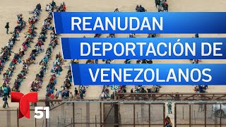 EEUU reanudará la deportación de migrantes venezolanos [upl. by Hertha]