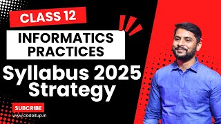 CBSE Class 12  Informatics Practices  Syllabus 2025 Session [upl. by Atinav]