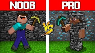 Minecraft NOOB vs PRO  BEDROCK BATTLE CHALLENGE in minecraft  Animation [upl. by Leta]