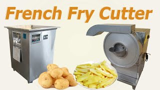 Automatic french fries cutting machine  potato finger chips cutter [upl. by Layne]