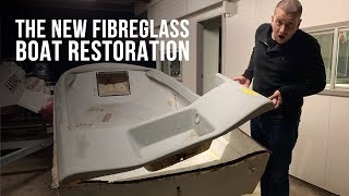 Rotten Transom  The NEW Fibreglass Boat Restoration Project  Part 2 [upl. by Leventis407]