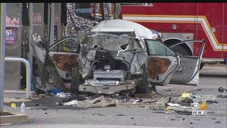 Car Explodes At Lincoln RI Gas Station [upl. by Loria532]