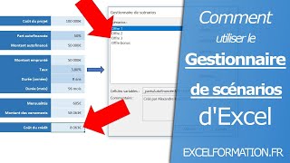 Comment utiliser le Gestionnaire des scénarios d’Excel [upl. by Gilligan97]