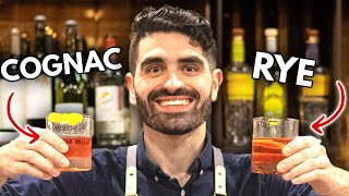 HOW TO MAKE A CLASSIC SAZERAC  Cognac vs Rye [upl. by Enilemme933]