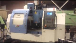 Cnc milling machine Leadwell V40 [upl. by Paolina]