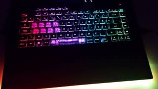 Asus ROG strix G16 Keyboard RGB Colors Armoury Crate software [upl. by Otxis]