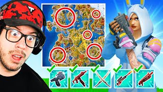 Finding ALL EXOTICS in ONE GAME Forntite [upl. by Tonye]