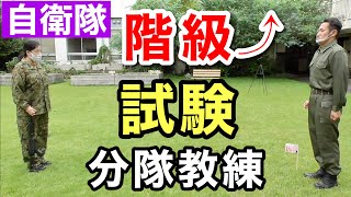 【階級UP】自衛隊の陸曹になるための試験やってみた【分隊教練】その１ [upl. by Anifad110]